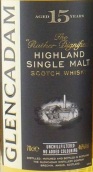 格蘭凱德姆15年蘇格蘭單一麥芽威士忌(Glencadam Aged 15 Years Highland Single Malt Scotch Whisky, Highlands, UK)