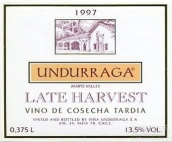 安杜拉加特藏遲摘甜白葡萄酒(Undurraga Reserva Especial Late Harvest, Maipo Valley, Chile)