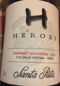 桑塔麗塔酒莊英雄紅葡萄酒(Santa Rita Heroes Cabernet Sauvignon, Central Valley, Chile)