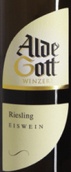 阿爾德·戈特雷司令冰白葡萄酒(Alde Gott Riesling Eiswein, Baden, Germany)