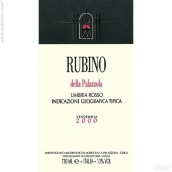 帕拉佐拉酒莊魯賓諾紅葡萄酒(La Palazzola Rubino Umbria IGT, Umbria, Italy)