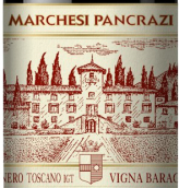 潘克拉齊酒莊巴拉加扎園珍藏黑皮諾紅葡萄酒(Marchesi Pancrazi Vigna Baragazza Pinot Noir Riserva, Tuscany, Italy)