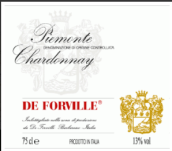 德福維爾酒莊霞多麗白葡萄酒(De Forville Chardonnay DOC, Piedmont, Italy)