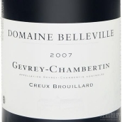 美都薄霧（熱夫雷-香貝丹村）干紅葡萄酒(Domaine Belleville Gevrey-Chambertin Creux Brouillards, Cote de Nuits, France)