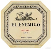 艾勒米格馬爾貝克干紅葡萄酒(El Enemigo Malbec, Mendoza, Argentina)