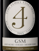 福爾家族科布山園GSM混釀干紅葡萄酒(Fore Family Cobb Mountain Vineyard GSM, Lake County, USA)