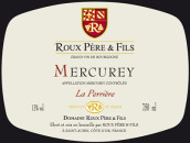 魯氏父子酒莊佩麗（梅爾居雷村）干紅葡萄酒(Roux Pere & Fils La Perriere, Mercurey, France)