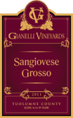 吉納利達(dá)桑嬌維塞干紅葡萄酒(Gianelli Vineyards Sangiovese Grosso, Tuolumne County, USA)