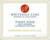 白宮道黑皮諾干紅葡萄酒(Whitehall Lane Pinot Noir, Carneros, USA)