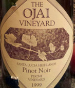 奧海酒莊皮索尼黑皮諾干紅葡萄酒(The Ojai Vineyard Pisoni Pinot Noir, Santa Lucia Highlands, USA)