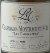 路西安僧侶酒莊安布拉茲（夏山-蒙哈榭一級園）白葡萄酒(Lucien Le Moine Les Embrazees, Chassagne-Montrachet Premier Cru, France)