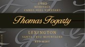 托馬斯福格蒂萊樂星頓梅里蒂奇干紅葡萄酒(Thomas Fogarty Lexington Meritage, Santa Cruz Mountains, USA)