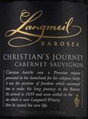 蘭邁酒莊克里斯蒂安之旅赤霞珠紅葡萄酒(Langmeil Winery Christian's Journey Cabernet Sauvignon, Barossa Valley, Australia)