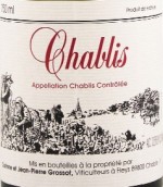 歌崇霞多麗干白葡萄酒(Corinne & Jean-Pierre Grossot Chablis, Burgundy, France)