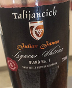 塔利賈里奇酒莊朱莉安·詹姆斯系列西拉利口酒(Talijancich Julian James Solero Liqueur Shiraz, Swan Valley, Australia)