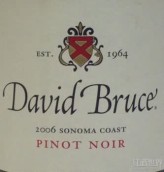 戴維布魯斯黑皮諾干紅葡萄酒（索諾瑪海岸）(David Bruce Sonoma Coast Pinot Noir, Sonoma County, USA)