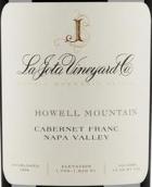 拉霍塔酒庄品丽珠红葡萄酒(La Jota Vineyard Cabernet Franc, Howell Mountain, USA)