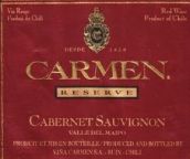 卡門珍藏赤霞珠紅葡萄酒(Carmen Reserve Cabernet Sauvignon, Maipo Valley, Chile)