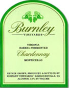 博立霞多麗干白葡萄酒(Burley Chardonnay, Monticello, USA)