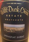 野鴨河斯普林西拉紅葡萄酒(Wild Duck Creek Estate Springflat Shiraz, Heathcote, Australia)