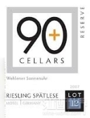 90布拉斯12號(hào)珍藏雷司令干白葡萄酒(90+ Ninety Plus Cellars Lot 12 Wehlener Sonnenuhr Reserve Riesling Spatlese, Mosel, Germany)