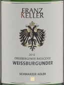 弗朗茨凱樂低音提琴白皮諾白葡萄酒(Weingut Franz Keller Oberbergener Bassgeige Weissburgunder, Baden, Germany)