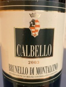 卡贝罗酒庄布鲁奈罗红葡萄酒(Calbello Brunello di Montalcino DOCG, Tuscany, Italy)