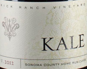 凱樂酒莊季柯園紅葡萄酒(Kale Wines Home Run Cuvee Kick Ranch Vineyard, Sonoma County, USA)