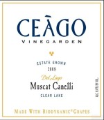 西阿乔拉戈麝香干白葡萄酒(Ceago Vinegarden Del Lago Muscat Canelli, Mendocino, USA)