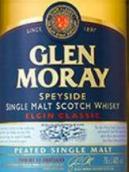 格蘭莫雷埃爾金經(jīng)典泥煤味蘇格蘭單一麥芽威士忌(Glen Moray Elgin Classic Peated Single Malt Scotch Whisky, Speyside, UK)