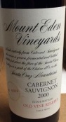 伊甸山珍藏老藤赤霞珠紅葡萄酒(Mount Eden Vineyards Estate Bottled Old Vine Reserve Cabernet Sauvignon, Santa Cruz Mountains, USA)