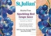 圣朱利安無酒精起泡酒(St. Julian Winery Alcohol Free Sparkling Red Grape Juice, Michigan, USA)