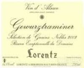 古斯塔夫·洛倫茲酒莊精選尊貴瓊瑤漿甜白葡萄酒(Gustave Lorentz Selection de Grains Nobles Gewurztraminer, Alsace, France)