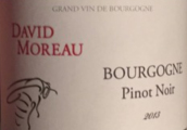 大衛(wèi)莫羅酒莊勃艮第大區(qū)黑皮諾干紅葡萄酒(Domaine David Moreau Bourgogne Pinot Noir, Burgundy, France)