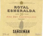 桑德曼皇家艾斯馬拉20年阿蒙蒂亞雪利酒(Sandeman Royal Esmeralda Aged 20 Years Fine Dry Amontillado Sherry, Andalucia, Spain)