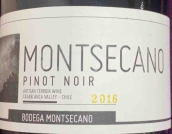 蒙塞卡諾黑皮諾紅葡萄酒(Montsecano Pinot Noir, Casablanca Valley, Chile)