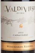 瓦帝維索釀酒師珍藏佳美娜紅葡萄酒(Valdivieso Winemaker Reserva Carmenere, Central Valley, Chile)