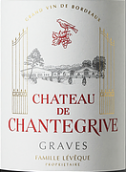 鳴雀酒莊紅葡萄酒(Chateau de Chantegrive, Graves, France)