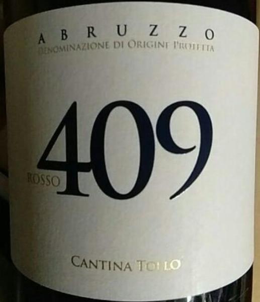 cantina tollo rosso 409, abruzzo, italy红酒评分|葡萄酒评分_红酒