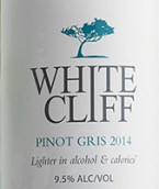 白崖低酒精度灰皮諾干白葡萄酒(White Cliff Low Alcohol Pinot Gris, Hawkes Bay, New Zealand)