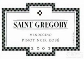 格拉齊亞諾圣格雷戈里帕黑皮諾桃紅葡萄酒(Graziano Saint Gregory Pinot Noir Rose, Mendocino, USA)