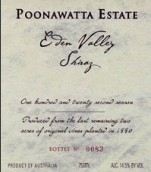 普那塔西拉干紅葡萄酒(Poonawatta Estate Shiraz, Eden Valley, Australia)