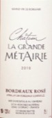 格蘭梅泰里桃紅葡萄酒(Vignobles Buffeteau Chateau La Grande Metairie Rose, Bordeaux, France)