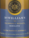 麥克威廉翰武城堡雷司令白葡萄酒(McWilliam's Hanwood Estate Riesling, South Eastern Australia, Australia)