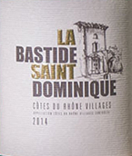 圣多米尼克羅訥河谷丘村莊級(jí)紅葡萄酒(La Bastide Saint Dominique Rouge, Cotes Du Rhone Villages, France)