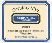 威拿“小個崛起”長相思賽美蓉維歐尼干白葡萄酒(Wirra Wirra Scrubby Rise Sauvignon Blanc - Semillon-Viognier, South Australia)