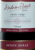 安德魯皮斯莊園系列設(shè)拉子紅葡萄酒(Andrew Peace Estate Shiraz, Swan Hill, Australia)