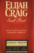 以利亚克雷格小批1789原酒肯塔基纯波本威士忌(Elijah Craig Small Batch 1789 Barrel Proof Kentucky Straight Bourbon Whiskey, Kentucky, USA)
