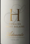 圣希萊莊園倡導家西拉紅葡萄酒(Domaine Saint Hilaire Advocate Syrah, Vin de Pays d'Oc, France)