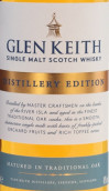 格兰基斯酒厂版苏格兰单一麦芽威士忌(Glen Keith Distillery Edition Single Malt Scotch Whisky, Speyside, UK)